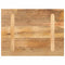 Tafelblad rechthoekig 90x60x2,5 cm massief mangohout
