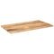 Tafelblad rechthoekig 100x70x2,5 cm massief mangohout