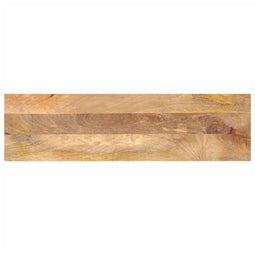Tafelblad rechthoekig 110x30x2,5 cm massief mangohout