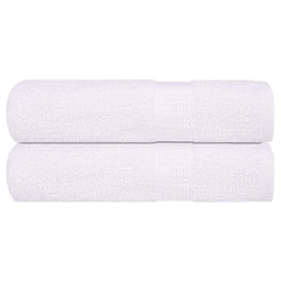 Handdoeken 2 st 50x100 cm 360 g/m 100% katoen wit