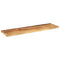 Tafelblad rechthoekig 120x20x2,5 cm massief ruw mangohout