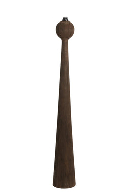 Light&living Vloerlamp Ø18x125 cm FESTINA hout mat donker bruin