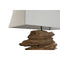 Bureaulamp Home ESPRIT Ijzer Teakhout 50 X 22 X 80 cm