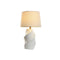 Bureaulamp Home ESPRIT Wit Porselein 50 W 220 V 36 x 36 x 61 cm 35 x 35 x 60 cm