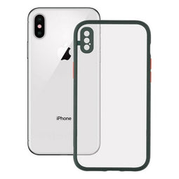 Telefoonhoes iPhone X/XS KSIX Duo Soft Groen