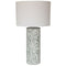 Bureaulamp Home ESPRIT Linnen Keramisch 42 X 42 X 73 cm