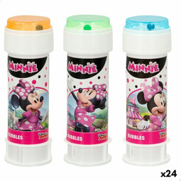 Bellenblaas Spel Minnie Mouse 3,8 x 11,5 x 3,8 cm (24 Stuks)