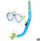 Snorkelbril en -buis voor Kinderen AquaSport Blauw (2 Stuks)