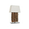 Bureaulamp Home ESPRIT Ijzer Teakhout 40 X 20 X 80 cm