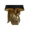 Bureaulamp Home ESPRIT Zwart Gouden Hars 50 W 220 V 30 x 30 x 59 cm