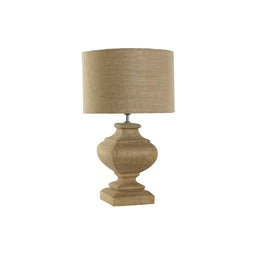 Bureaulamp Home ESPRIT Natuurlijk Jute Hout 50 W 220 V 36 x 36 x 58 cm