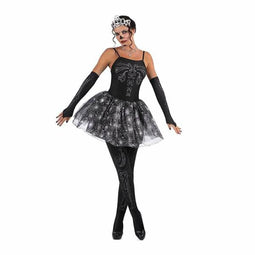 Kostuums voor Volwassenen My Other Me Skelet Ballerina Maat L