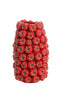 Light&living Vaas deco 31,5x30,5x52 cm TAMINA keramiek rood
