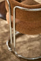 Light&living Eetkamerstoel 56x52x72 cm ADANTE karamel+chroom