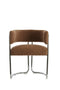Light&living Eetkamerstoel 56x52x72 cm ADANTE karamel+chroom
