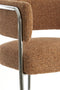 Light&living Eetkamerstoel 56x52x72 cm ADANTE karamel+chroom