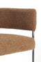 Light&living Eetkamerstoel 56x52x72 cm ADANTE karamel+chroom
