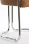 Light&living Eetkamerstoel 56x52x72 cm ADANTE karamel+chroom