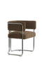 Light&living Eetkamerstoel 56x52x72 cm ADANTE donker bruin+chroom