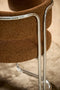 Light&living Eetkamerstoel 56x52x72 cm ADANTE donker bruin+chroom