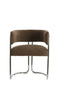 Light&living Eetkamerstoel 56x52x72 cm ADANTE donker bruin+chroom