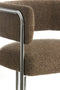 Light&living Eetkamerstoel 56x52x72 cm ADANTE donker bruin+chroom