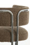 Light&living Eetkamerstoel 56x52x72 cm ADANTE donker bruin+chroom