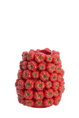 Light&living Vaas deco 34x33x37 cm TAMINA keramiek rood