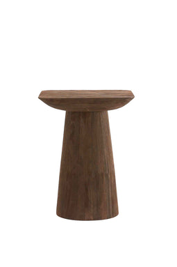 Light&living Bijzettafel 45x45x59 cm DEGO mat donker bruin