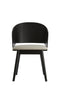 Light&living Eetkamerstoel 56x49x79 cm NIEBLA hout zwart+beige