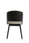 Light&living Eetkamerstoel 56x49x79 cm NIEBLA hout zwart+beige
