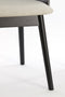Light&living Eetkamerstoel 56x49x79 cm NIEBLA hout zwart+beige