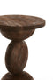 Light&living Bijzettafel Ø40x50 cm MIRTO hout mat donker bruin