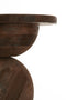 Light&living Bijzettafel Ø40x50 cm MIRTO hout mat donker bruin