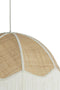 Light&living Hanglamp Ø60x41 cm MALACIA raffia naturel+crème