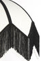 Light&living Hanglamp Ø55x36,5 cm SULINA linnen wit+zwart
