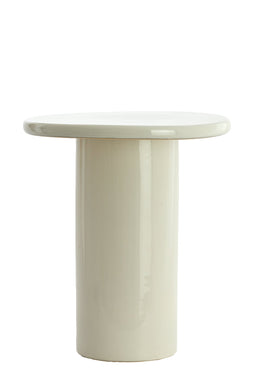 Light&living Bijzettafel Ø40,5x45,5 cm TUDO keramiek wit
