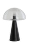 Light&living Tafellamp Ø30x43 cm MUEDA glas helder+mat zwart