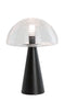 Light&living Tafellamp Ø30x43 cm MUEDA glas helder+mat zwart
