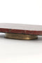 Light&living Schaal op voet 50x24x6 cm BELO rood agaat+antiek brons