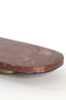 Light&living Schaal op voet 50x24x6 cm BELO rood agaat+antiek brons