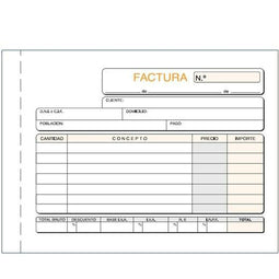 Factuurboek 15 x 10,5 cm (5 Stuks)