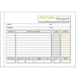 Factuurboek 21 x 15 cm (10 Stuks)