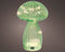 Lumineo - MicroLED paddenstl d11h16 cm groen/wwt kerst