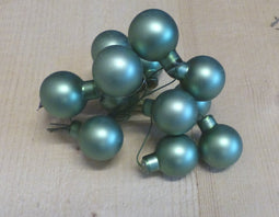 Warentuin Mix - Kerstballetjes glasballetjes groen mat