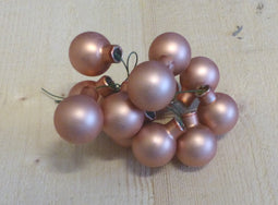 Warentuin Mix - Kerstballetjes glasballetjes beige mat