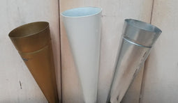 4 stuks - Warentuin Mix - Kegelvormige Waxinelichtjehouder simpel