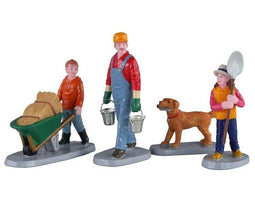 LEMAX - Morning chores, set of 4