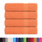 Douchehanddoeken 4 st 70x140 cm 360 g/m 100% katoen oranje