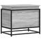 Opbergbox met deksel 60x40x51,5 cm bewerkt hout grijs sonoma
